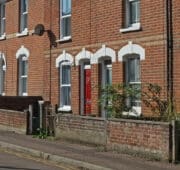 Image of the exterior of terrace houses