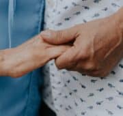 Couple, holding hands