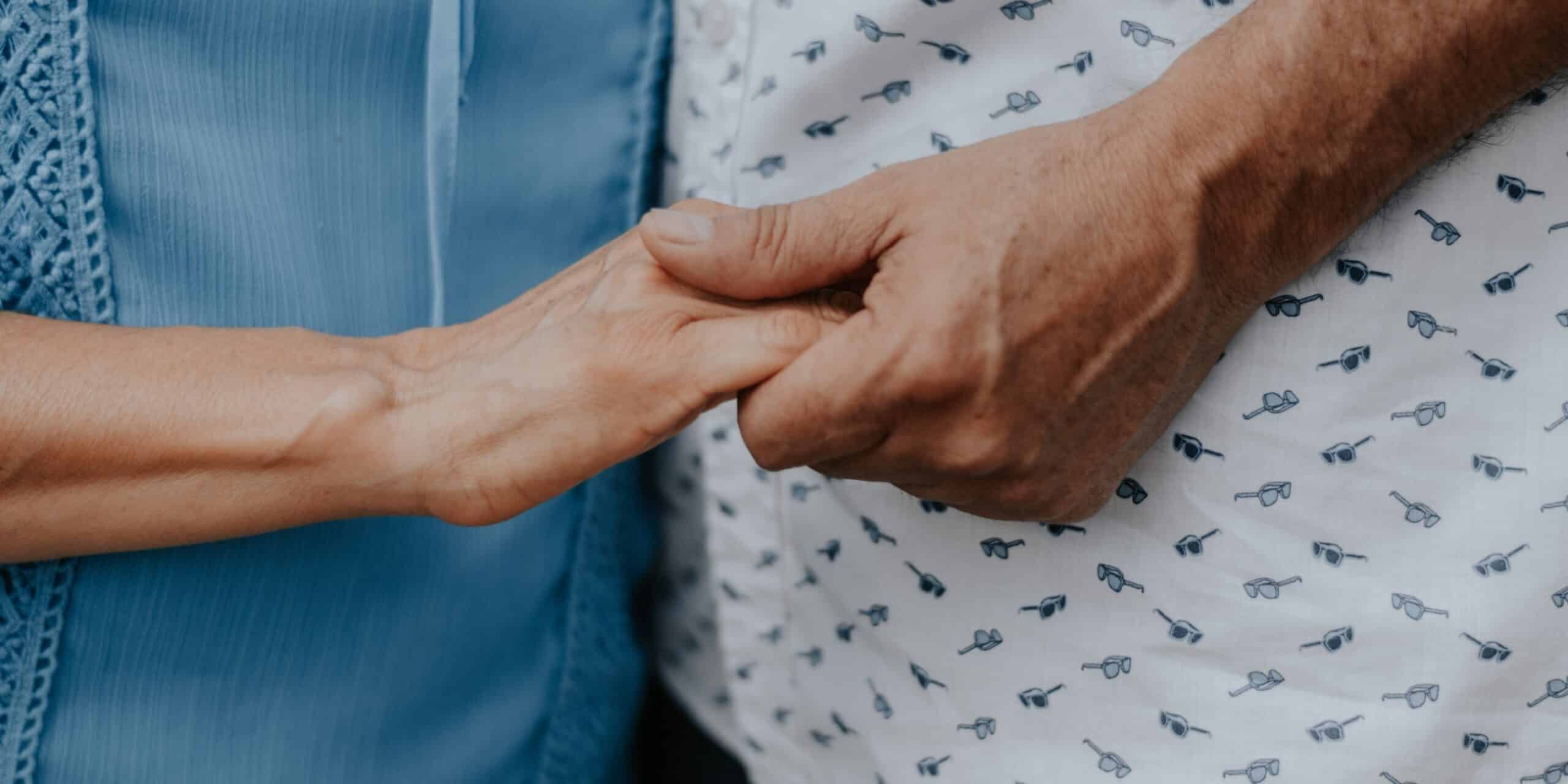 Couple, holding hands