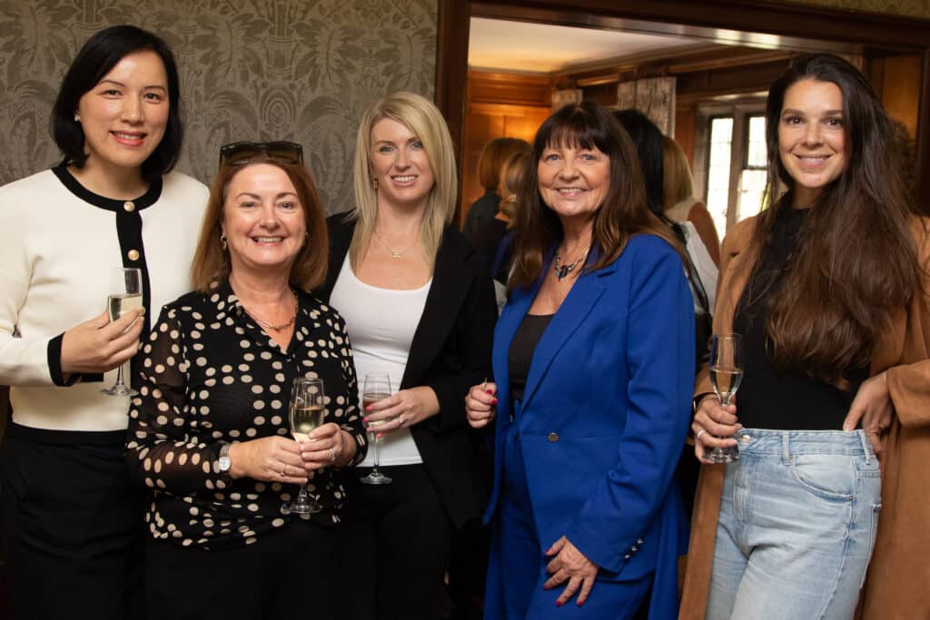 Women networking at a September 2025 Ladies First lunch event.