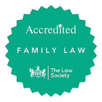 Accredited Family Law badge from The Law Society