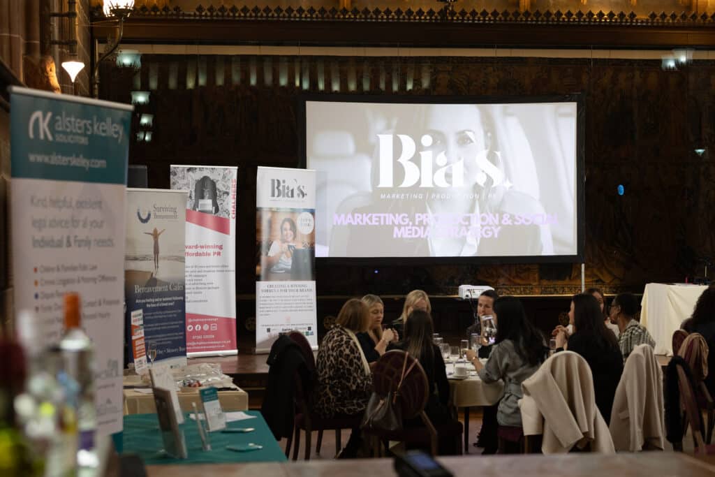 Ladies First Networking event with presentation on marketing and production