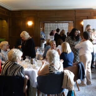 Ladies enjoy networking at the June 2026 Ladies First Lunch event.